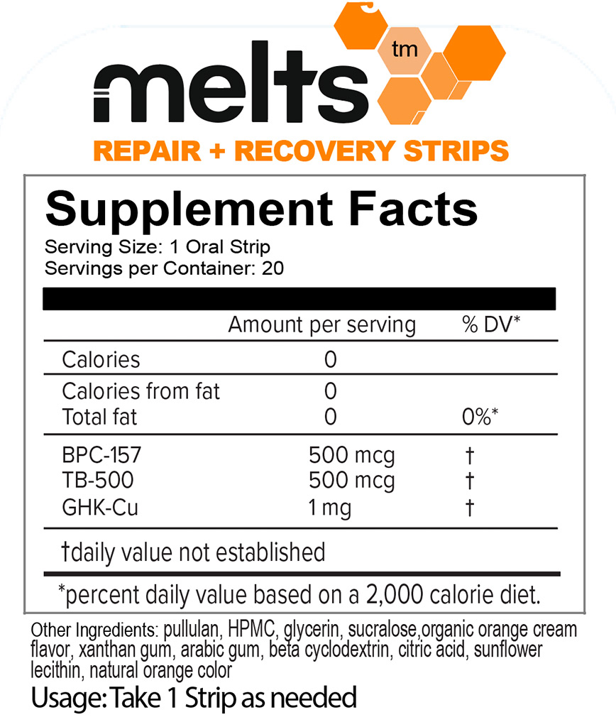 Image of the Melts™ Wolverine Supplement Panel