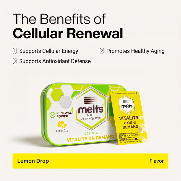 Melts™ NAD+ Strips | Healthy Aging & Cellular Health