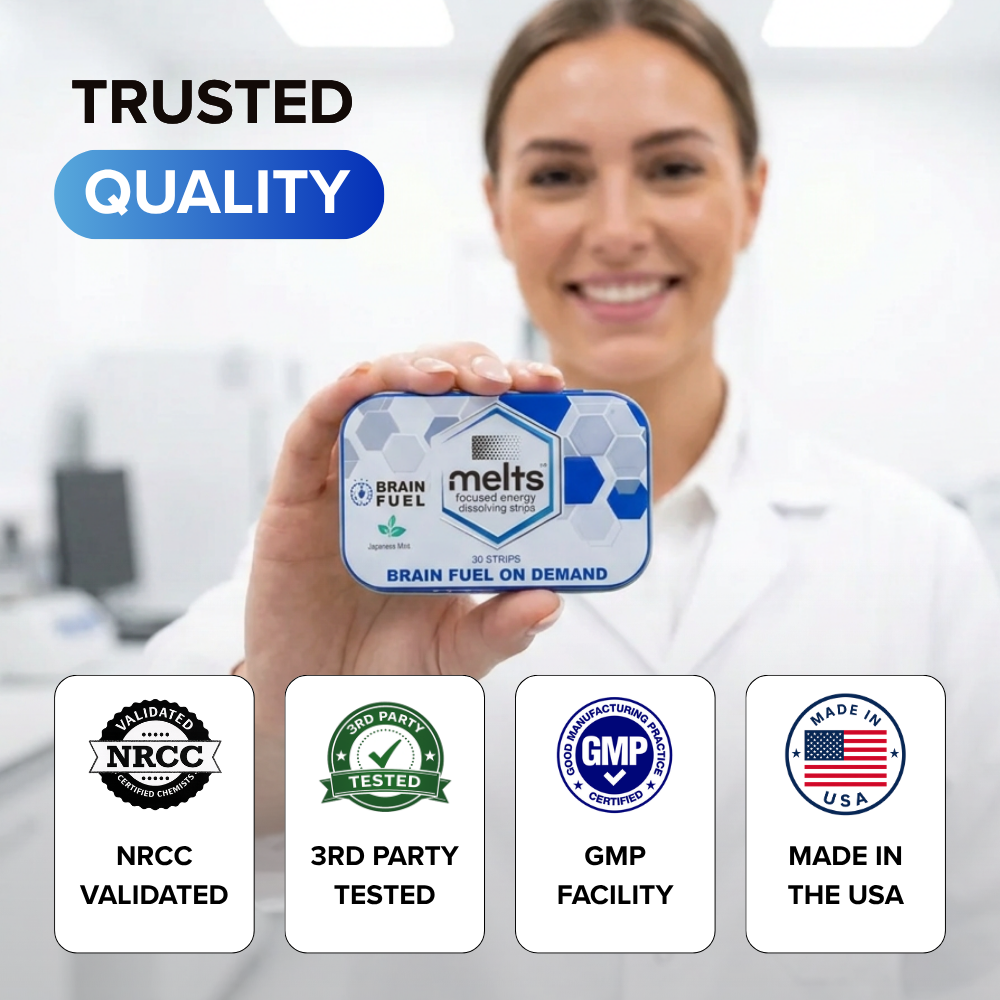 Melts™ Brain Fuel Strips | Focus & Clarity