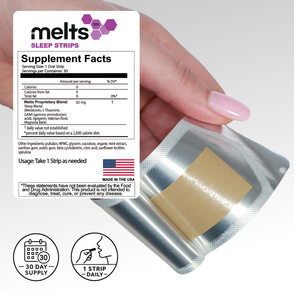 Melts Sleep™ Strips | Rest & Recovery