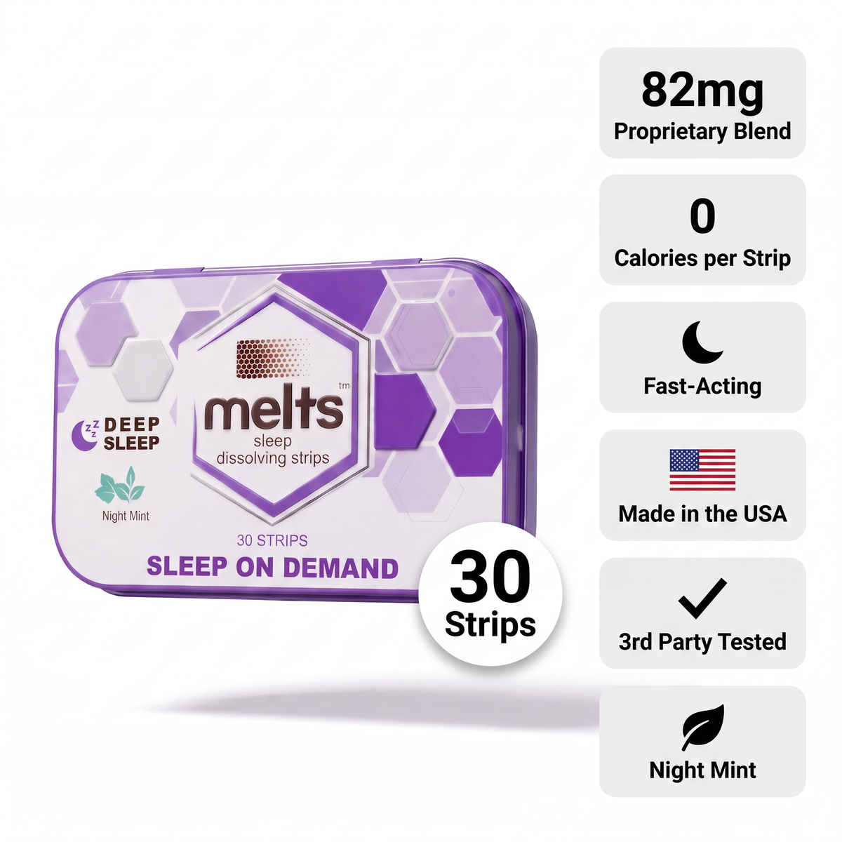 Melts Sleep™ Strips | Rest & Recovery