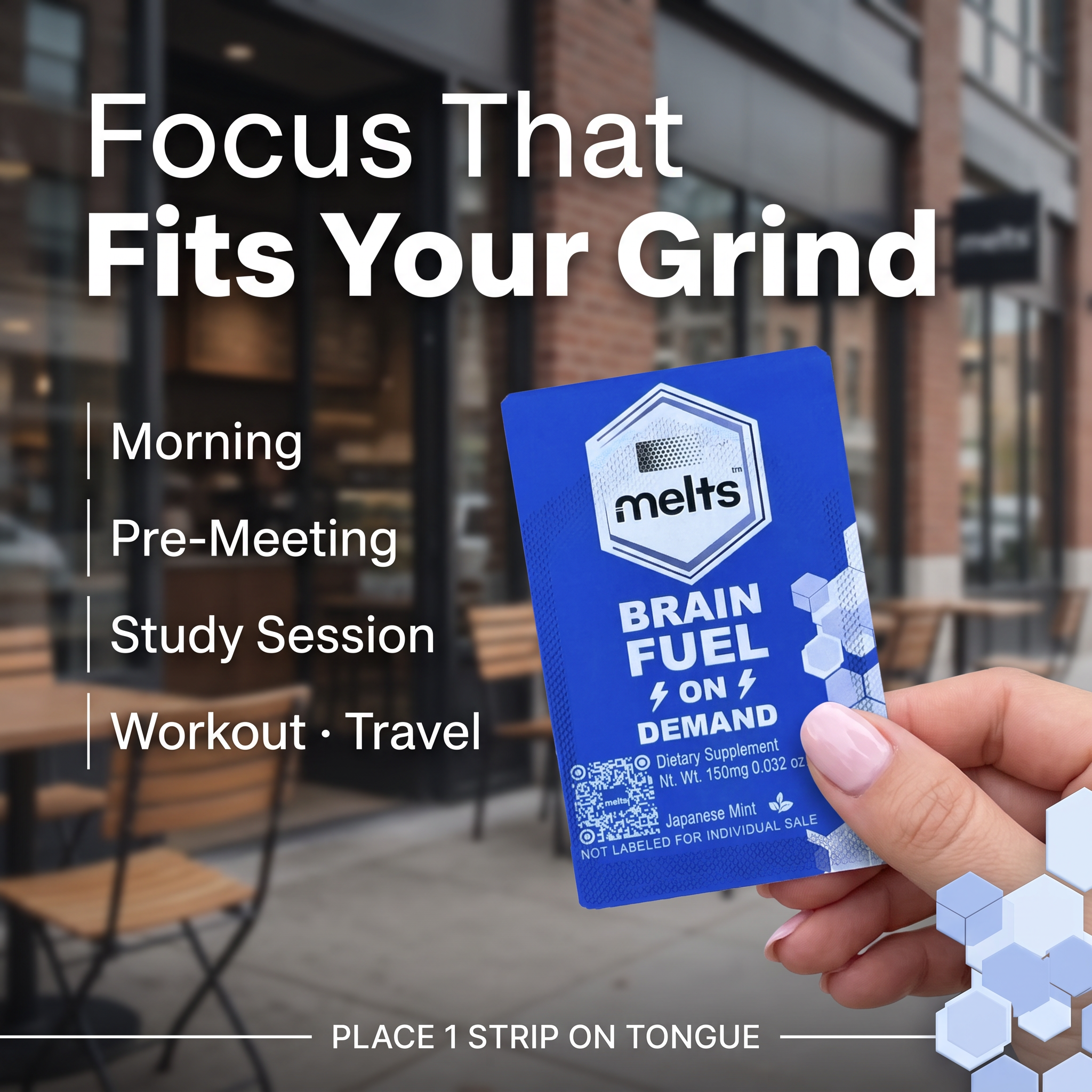 Melts™ Brain Fuel Strips | Focus & Clarity