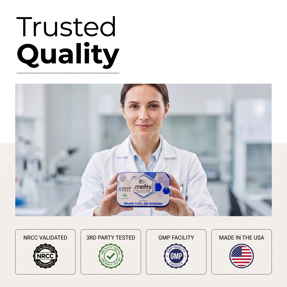 Melts™ Brain Fuel Strips | Focus & Clarity