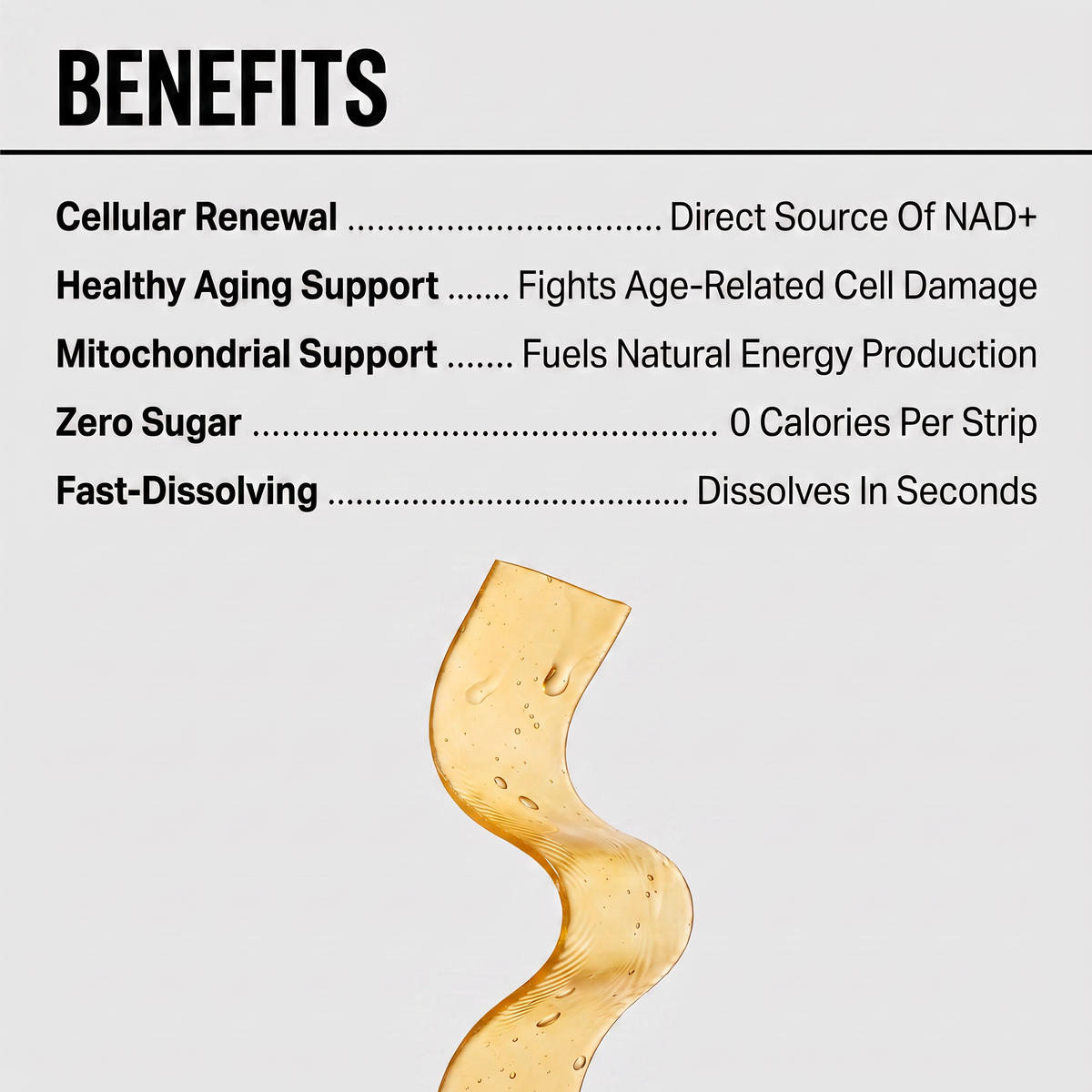 Melts™ NAD+ Strips | Healthy Aging & Cellular Health