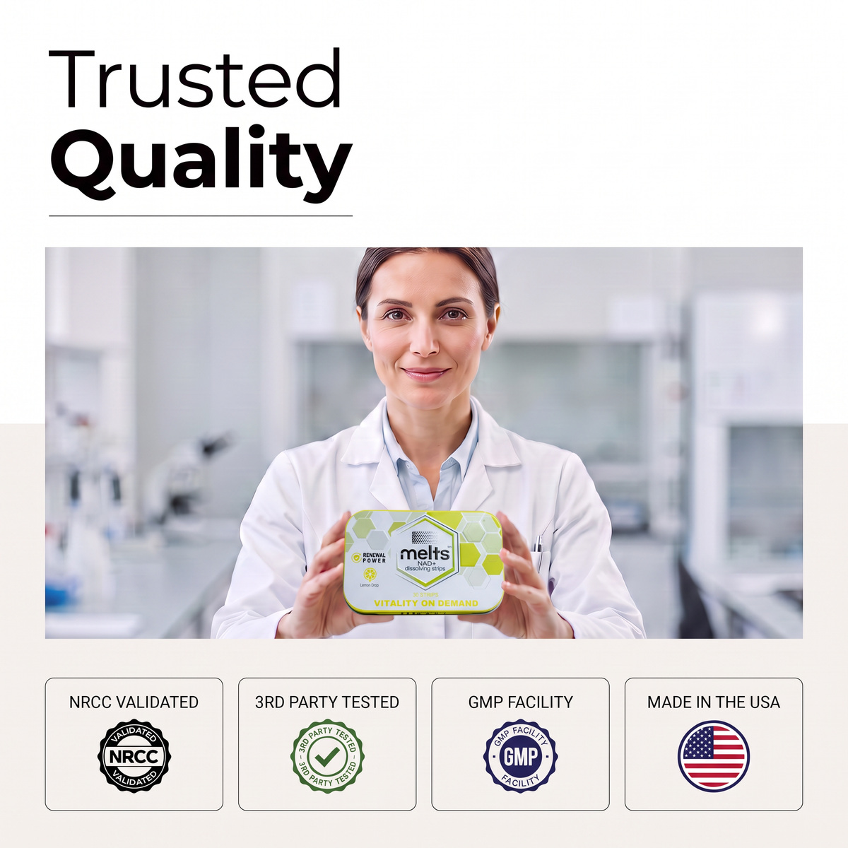 Melts™ NAD+ Strips | Healthy Aging & Cellular Health