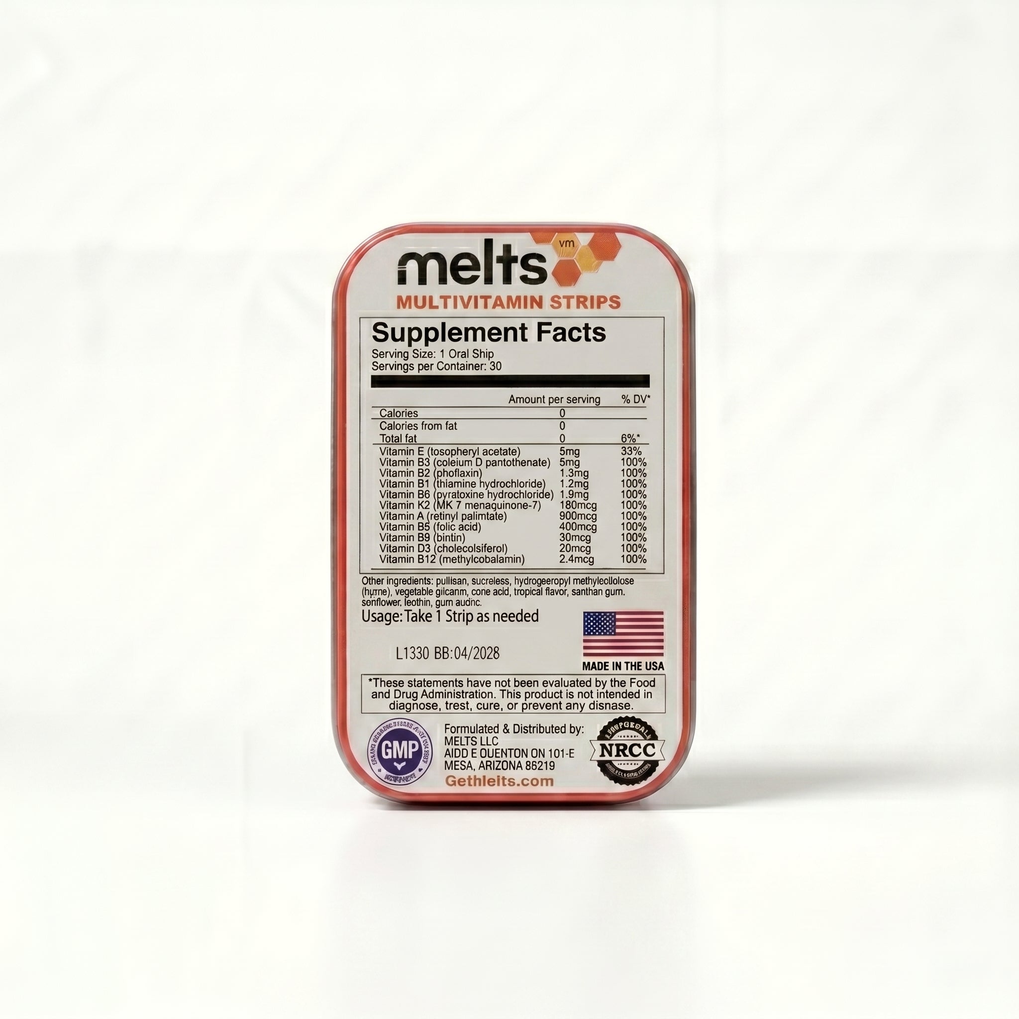 Melts™ Multivitamin Strips | Essential Daily Vitamins