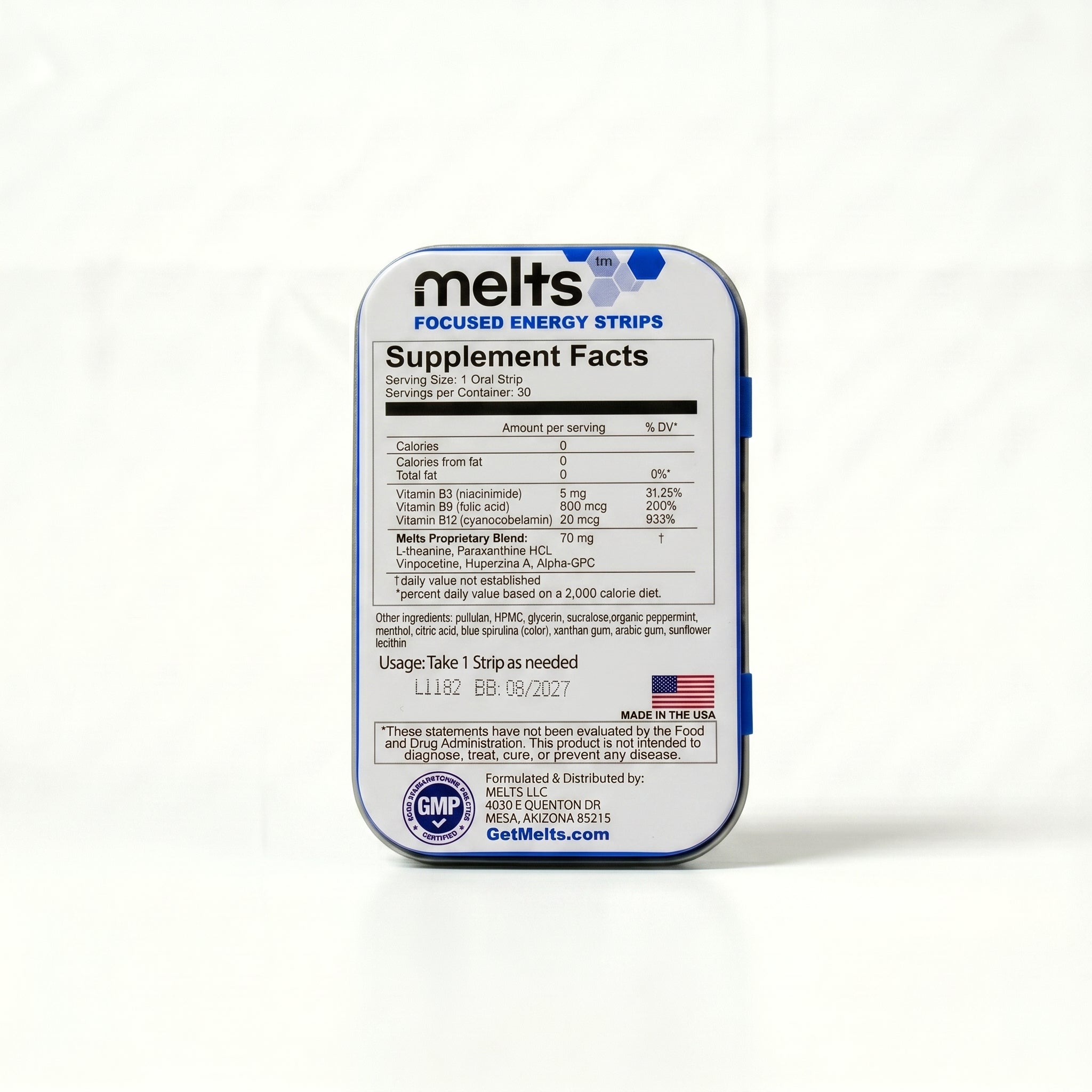 Melts™ Brain Fuel Strips | Focus, Clarity & Mental Energy