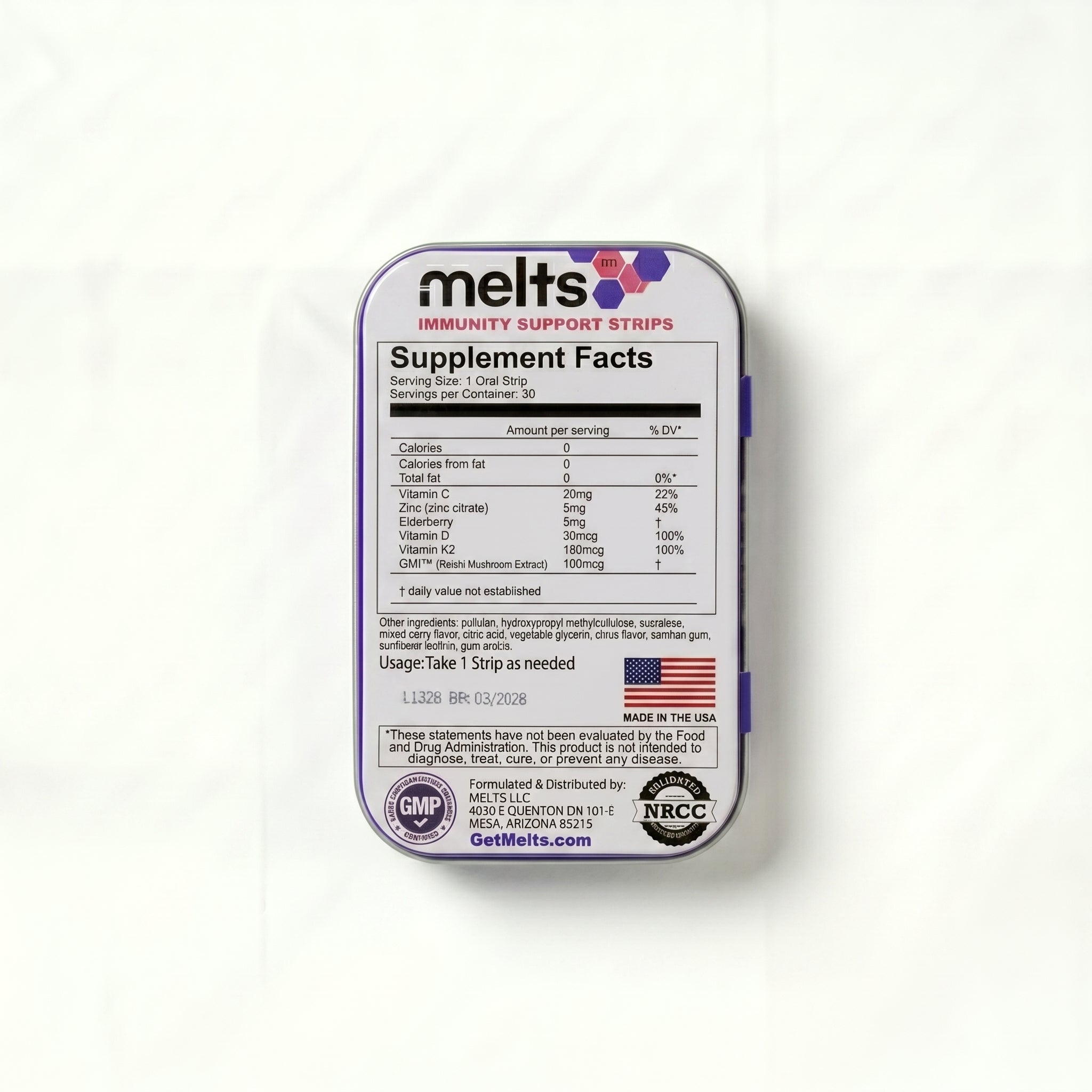 Melts™ Immunity Support Strips | Daily Immune Support