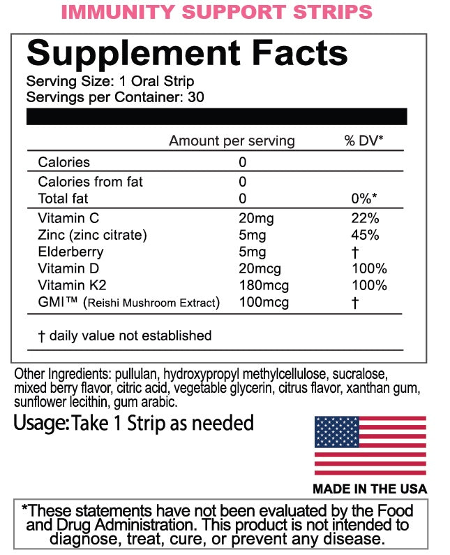 Melts™ Immunity Support Strips | Daily Immune Support