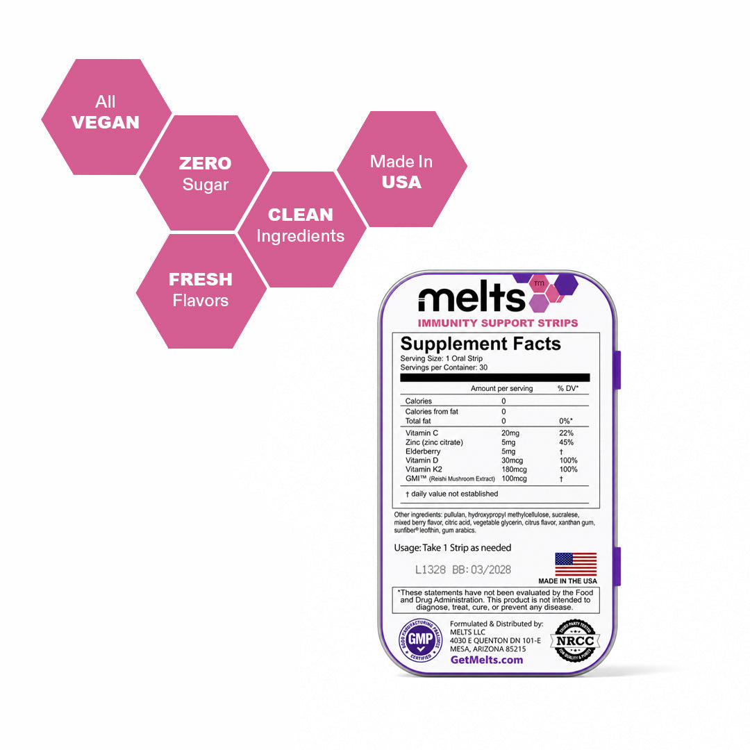 Melts™ Immunity Support Strips | Daily Immune Support