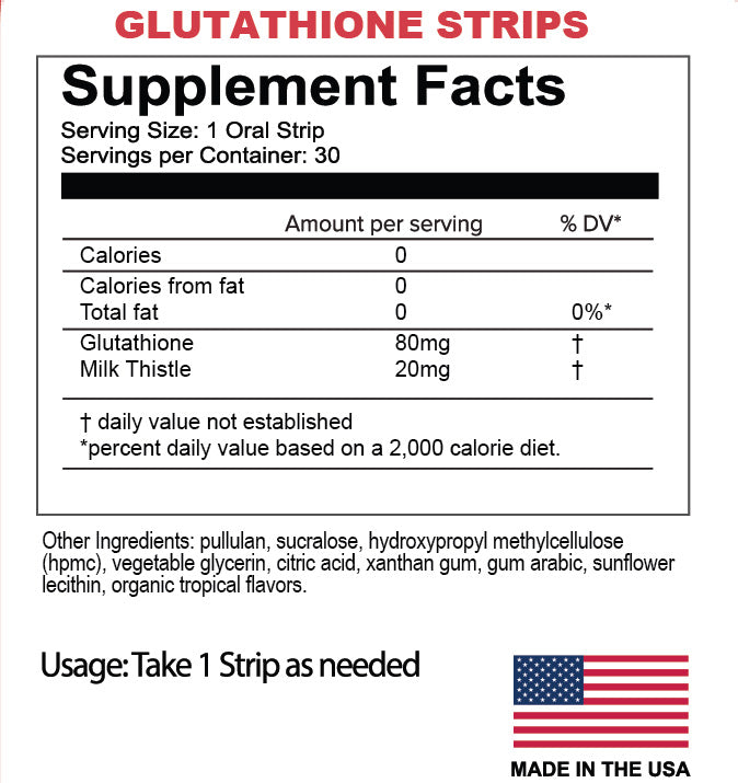 Melts™ Glutathione Antioxidant Strips | Master Antioxidant