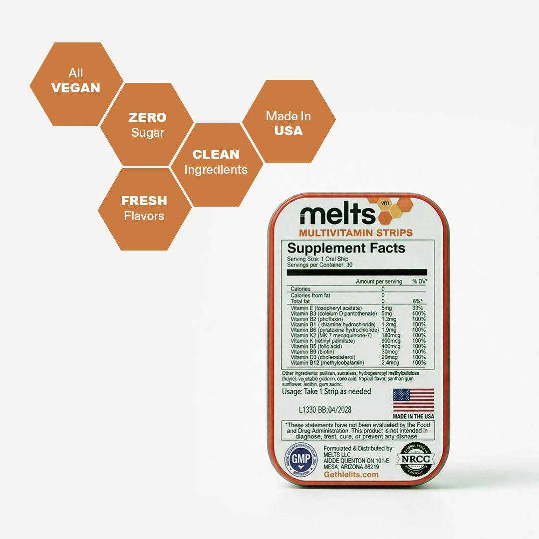 Melts™ Multivitamin Strips | Essential Daily Vitamins