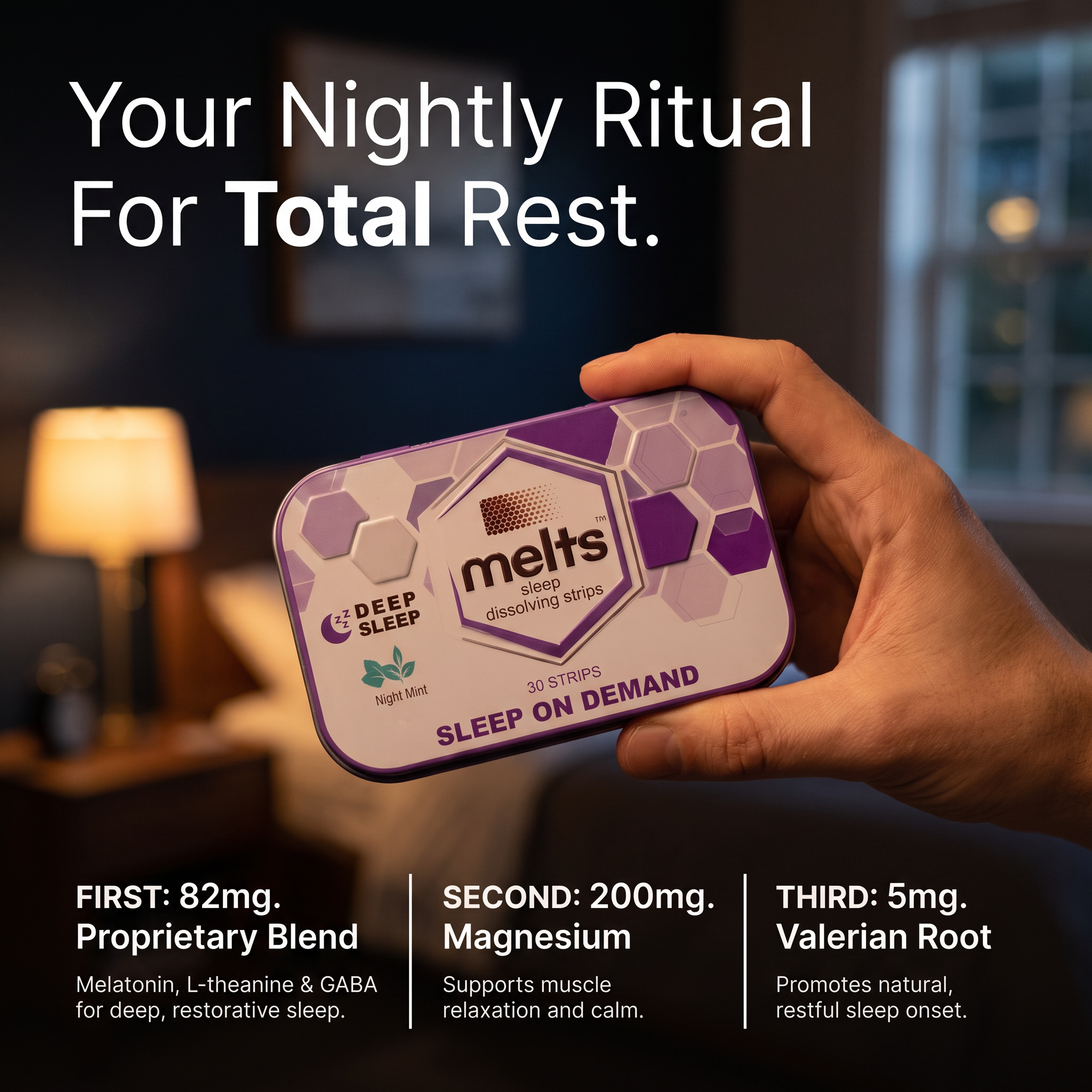 Melts Sleep™ Strips | Rest & Recovery