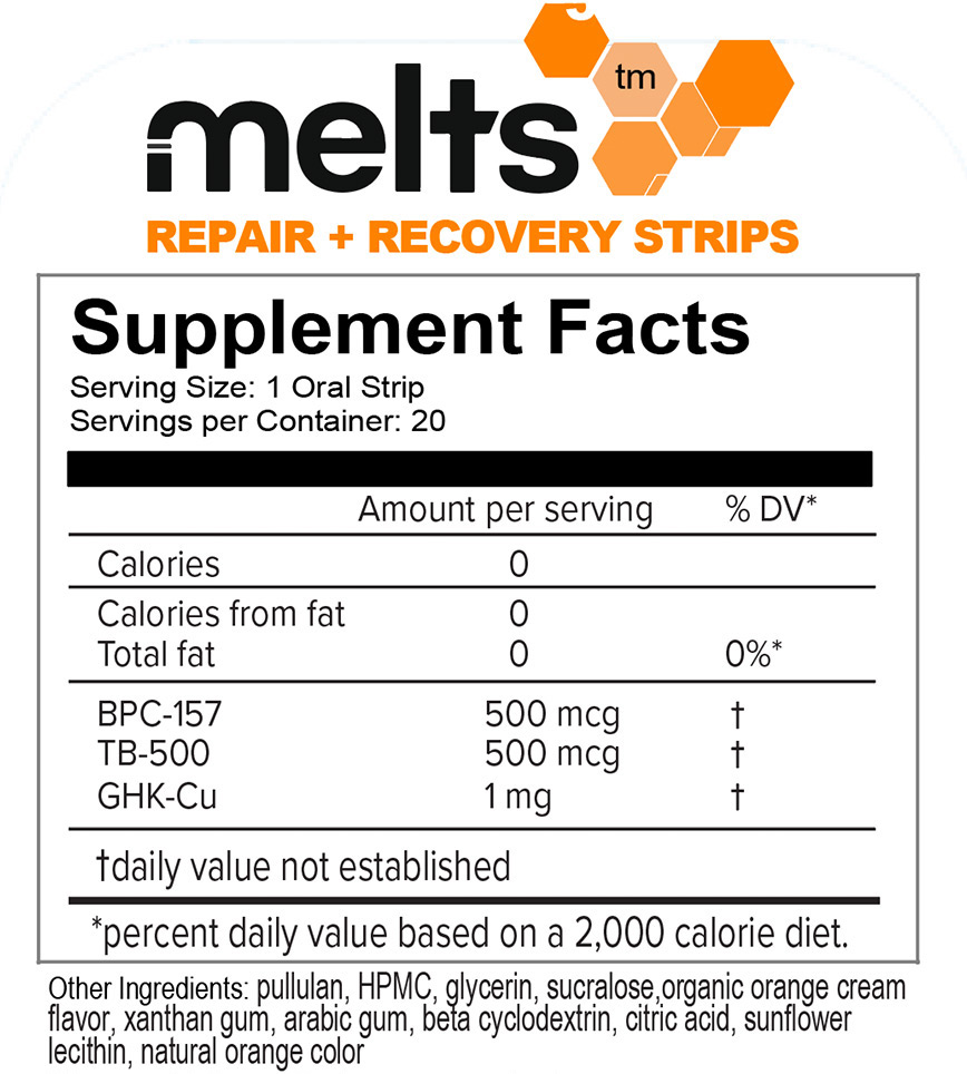 Glow™ Recovery Dissolving Strips | Recovery, Repair & Resilience - Image 4