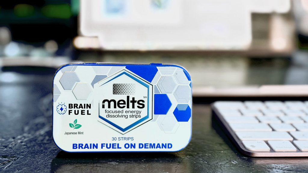 Melts Brain Fuel keeps you focused without the jitters.