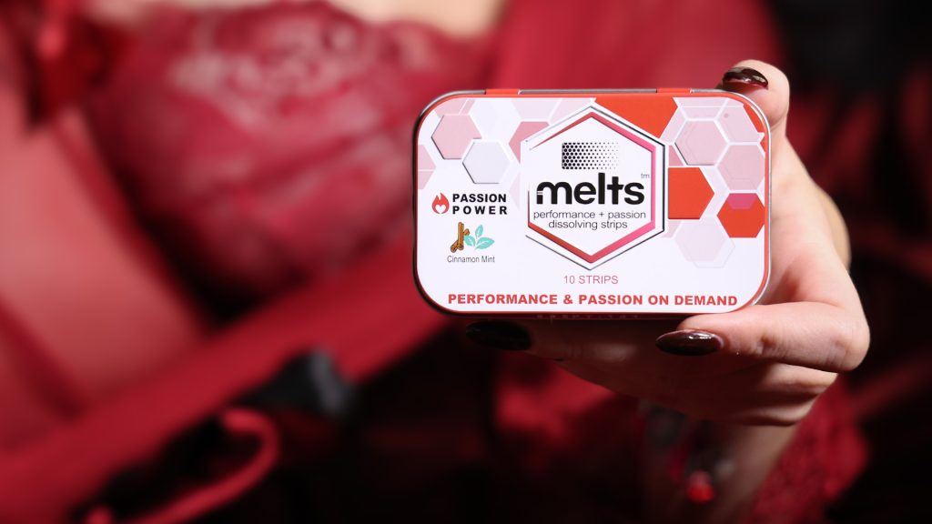 Melts Passion Dissolvable Strips for women with PT141 and Oxytocin